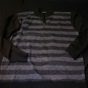 Men's dress sweater M/M Gray/black